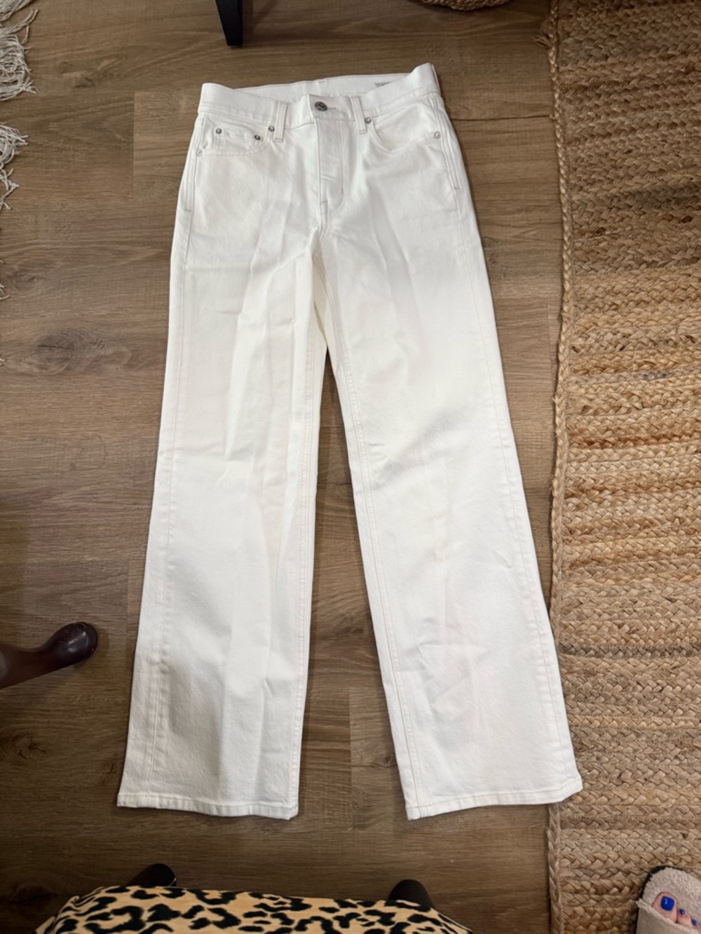 AYR The Secret Sauce “Crème Soda” straight leg jean NWOT - Picture 5 of 9